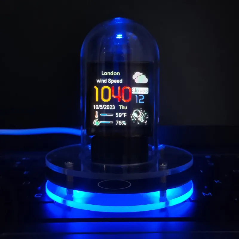 Black & White Meteorological RGB Desktop Ornament
