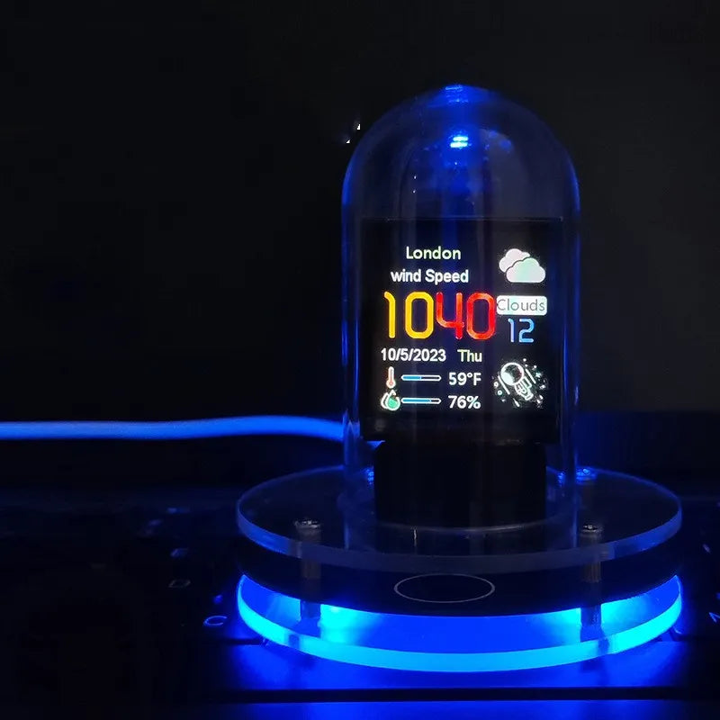 Black & White Meteorological RGB Desktop Ornament