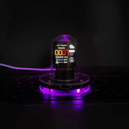Black & White Meteorological RGB Desktop Ornament